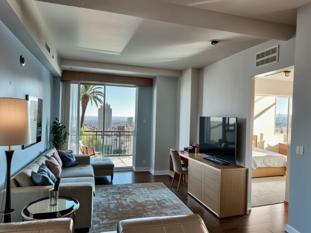 Furnished Apartment in LA - Short Term Rentals with Pool Access