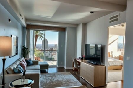 Furnished Apartment in LA - Short Term Rentals with Pool Access